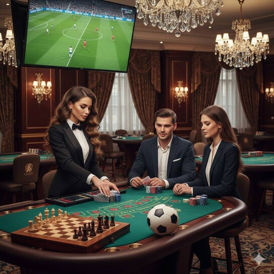 吉祥棋牌室欢乐对局